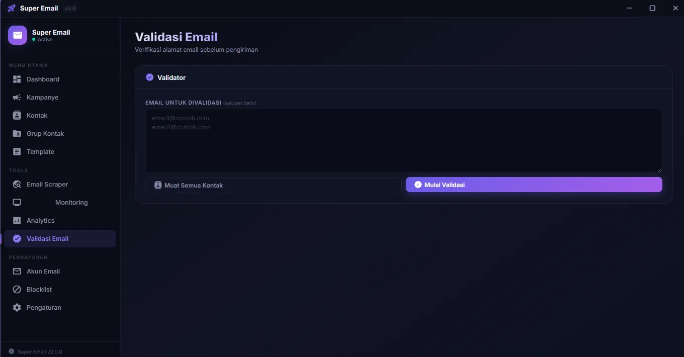 Validasi Email Tools